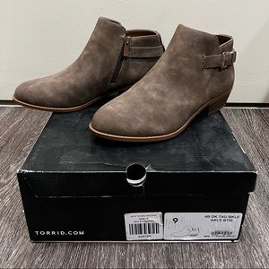Torrid taupe booties
